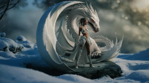 nine-tailed,the snow queen,ice queen,fantasy picture,snow owl,snow ring,eternal snow,glory of the snow,white swan,trumpet of the swan,wyrm,white rose snow queen,fantasy art,frozen,3d fantasy,father frost,infinite snow,winter magic,snowdrift,winter dream