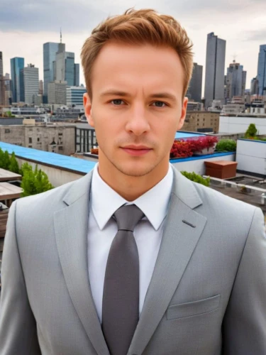 real estate agent,suit actor,portrait background,white-collar worker,ceo,estate agent,blur office background,kacper,stock exchange broker,composite,photographic background,austin stirling,businessman,hollyoaks,men's suit,management of hair loss,stock broker,business man,danila bagrov,city ​​portrait,Outdoor,Urban Rooftop