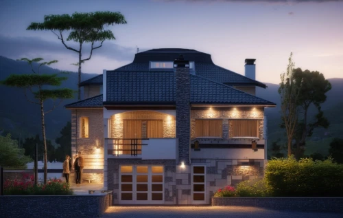 modern house,house in the mountains,house in mountains,small house,residential house,beautiful home,mid century house,luxury home,large home,private house,3d rendering,render,little house,two story house,holiday villa,house with lake,wooden house,lonely house,villa,chalet,Photography,General,Realistic