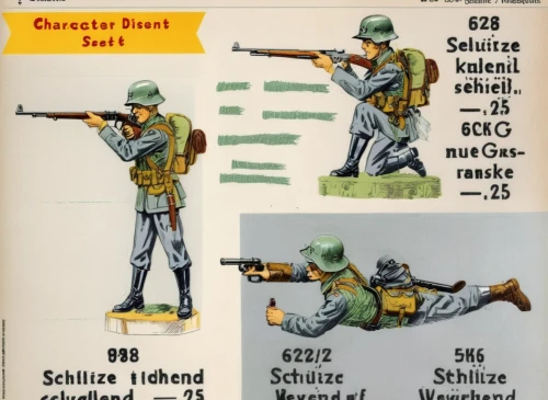 model kit,jägertstand,collectible action figures,grenadier,fahlschwanzkolibri,model years 1958 to 1967,submachine gun,gdr,gesellschaftsspiel,advertising figure,vintage advertisement,scouts,rifle,semi-automatic gun,civil defense,1943,schleich,girl scouts of the usa,schubzug,german rex,Unique,Design,Character Design