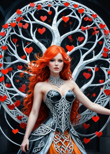 bodypainting,celtic queen,bodypaint,body painting,celtic woman,fantasy woman,fantasy art,poison ivy,neon body painting,the enchantress,dryad,root chakra,queen of hearts,sorceress,fae,flame vine,fairy queen,red-haired,celtic tree,queen cage,Photography,Fashion Photography,Fashion Photography 26