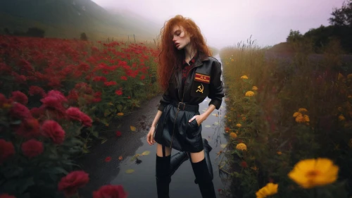 girl in flowers,field of flowers,field of poppies,flower field,fallen petals,elven flower,beautiful girl with flowers,poppy fields,fantasy picture,photomanipulation,flowers field,fallen flower,way of the roses,poppy field,wildflower,wild flower,rosa ' amber cover,photo manipulation,wildflowers,gothic woman