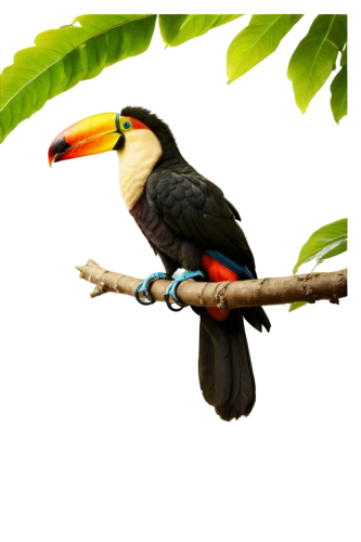 toucan perched on a branch,pteroglossus aracari,pteroglosus aracari,chestnut-billed toucan,keel-billed toucan,toco toucan,keel billed toucan,brown back-toucan,yellow throated toucan,swainson tucan,perched toucan,black toucan,toucan,toucans,tucan,hornbill,ramphastos,malabar pied hornbill,tucano-toco,red-throated barbet,Art,Artistic Painting,Artistic Painting 03