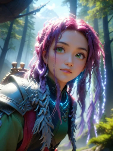 fae,violet head elf,show off aurora,elf,scandia gnome,elven forest,elves,aurora,fantasy portrait,faery,elven,fairy forest,faerie,scandia gnomes,druid grove,rosa 'the fairy,fable,elves flight,monsoon banner,male elf,Anime,Anime,Cartoon