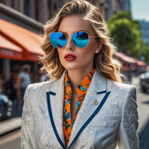 vintage fashion,fashion street,retro woman,50's style,aviator sunglass,ray-ban,women fashion,woman in menswear,sunglasses,retro women,retro girl,retro style,street fashion,shopping icon,retro look,menswear for women,blue checkered,teal and orange,smart look,vintage style,Photography,General,Fantasy