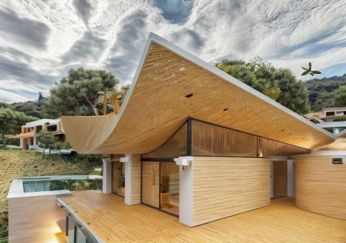 cubic house,timber house,cube house,modern architecture,dunes house,house in the mountains,wooden house,folding roof,house in mountains,wooden roof,modern house,house roof,archidaily,house shape,residential house,house roofs,roof landscape,wooden construction,cube stilt houses,pool house