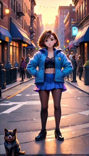 disney baymax,russo-european laika,disney character,cute cartoon character,digital compositing,agnes,cinema 4d,coco,laika,merida,despicable me,cg artwork,world digital painting,anime 3d,b3d,3d render,girl walking away,3d fantasy,animated cartoon,fashionable girl,Anime,Anime,Cartoon