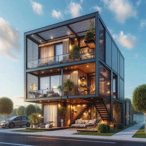 cubic house,modern house,modern architecture,sky apartment,frame house,smart house,an apartment,apartment house,shared apartment,apartment building,cube house,3d rendering,cube stilt houses,apartments,condominium,eco-construction,hoboken condos for sale,smart home,residential house,residential