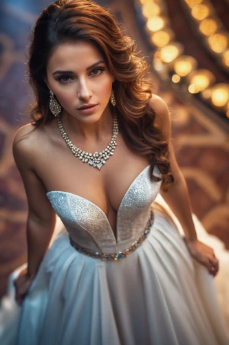 bridal jewelry,bridal clothing,wedding dresses,bridal dress,wedding gown,bridal accessory,wedding dress,celtic woman,romantic look,romantic portrait,evening dress,girl in white dress,portrait photography,bridal,silver wedding,quinceanera dresses,ball gown,bridal party dress,beautiful young woman,cinderella,Photography,General,Commercial