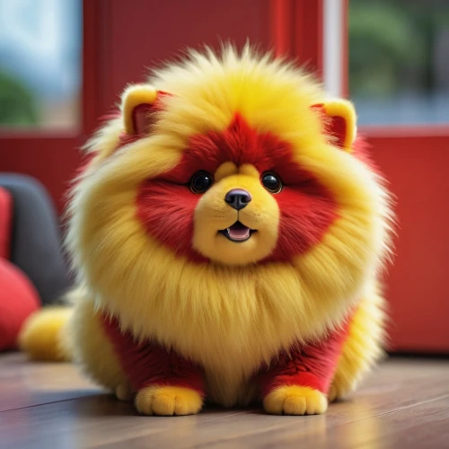 pomeranian,chow-chow,chow chow,little lion,german spitz mittel,german spitz,german spitz klein,toy dog,the fur red,monchhichi,dog toy,chinese imperial dog,3d teddy,knuffig,baby lion,forest king lion,fluffy,stuffed animal,pompom,pekingese,Photography,General,Realistic