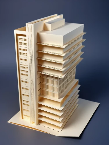 high-rise building,3d rendering,residential tower,building honeycomb,3d model,kirrarchitecture,orthographic,high-rise,scale model,high rises,highrise,urban towers,multi-storey,high rise,stack of paper,paper stand,napkin holder,3d mockup,corrugated cardboard,archidaily,Unique,Paper Cuts,Paper Cuts 03