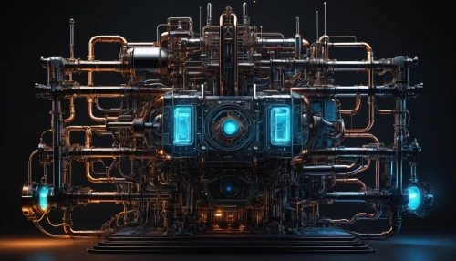 cinema 4d,mechanical,cyclocomputer,generator,computer art,electric generator,processor,barebone computer,engine,boiler,machine,furnace,fractal design,transmitter,portal,transformer,fractalius,generators,compute,propulsion,Art,Artistic Painting,Artistic Painting 34