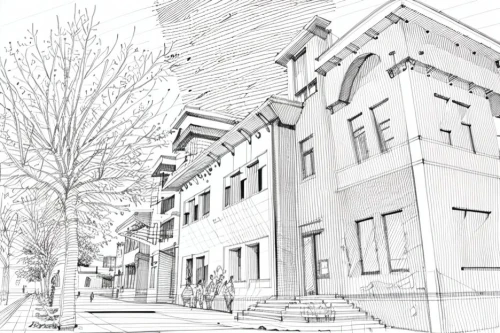 townhouses,street plan,kirrarchitecture,row houses,house drawing,white buildings,athens art school,south slope,school design,north american fraternity and sorority housing,facades,kansai university,3d rendering,ludwig erhard haus,soochow university,architecture,the block of the street,residences,house hevelius,houses clipart,Design Sketch,Design Sketch,None