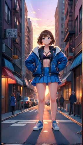 honmei choco,city trans,anime japanese clothing,pedestrian,akko,dusk background,japanese idol,honolulu,anime 3d,llenn,a pedestrian,maimi fl,tokyo city,mikuru asahina,cg artwork,kotobukiya,chara,haruhi suzumiya sos brigade,girl walking away,shinjuku,Anime,Anime,Traditional