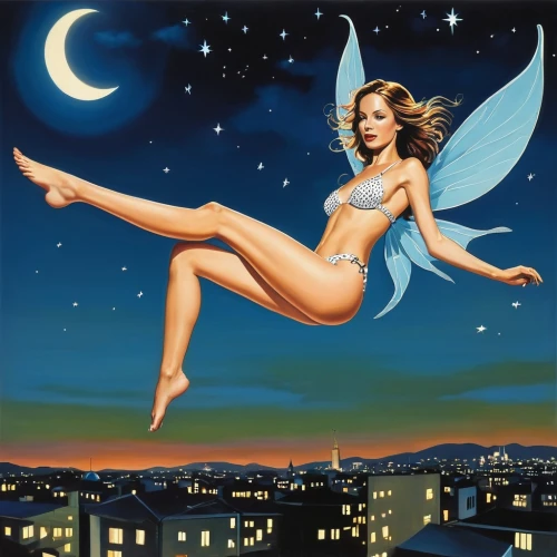 pin-up girl,la nascita di venere,pin ups,pin-up,cd cover,celestial body,pin up girl,flying girl,blue moon,pinup girl,fairies aloft,pin up,horoscope libra,pin-up girls,vintage angel,moonbeam,fantasy woman,pin-up model,cupido (butterfly),retro pin up girl,Art,Artistic Painting,Artistic Painting 23