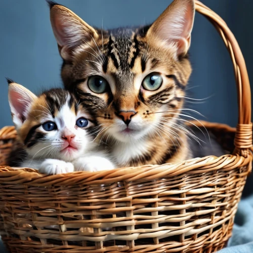 peaches in the basket,eggs in a basket,shopping baskets,easter basket,wicker basket,toyger,kittens,flowers in basket,cute animals,picnic basket,gift basket,baby cats,laundry basket,bread basket,american wirehair,cat family,basket wicker,cute cat,baby carriage,cat lovers,Photography,General,Realistic