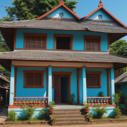 traditional house,traditional building,asian architecture,house painting,wooden house,beomeosa temple,darjeeling,kerala porotta,ancient house,japanese architecture,bungalow,old colonial house,saman rattanaram temple,ancient building,old architecture,old house,kosambari,house roof,people's house,kerala,Photography,General,Realistic