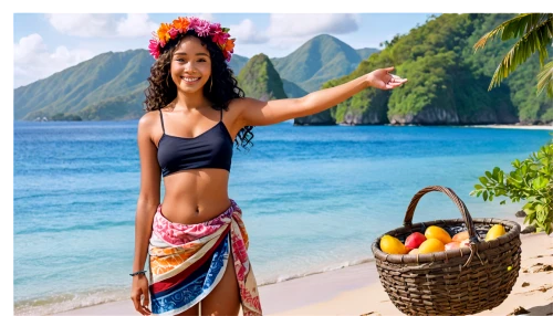 polynesian girl,travel insurance,hula,seychellois rupee,holding a coconut,bahian cuisine,tahiti,rabaul,beach background,bora-bora,travel woman,cultural tourism,coconut water,coconut water processing machine,candy island girl,moorea,nusa penida,moana,polynesian,seychelles,Illustration,Paper based,Paper Based 25