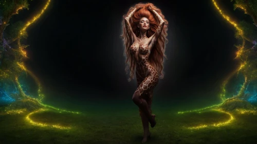 sorceress,the enchantress,dryad,apophysis,fire dancer,mirror of souls,faerie,voodoo woman,shamanic,priestess,faery,root chakra,earth chakra,image manipulation,rusalka,the witch,photomanipulation,shamanism,mystical portrait of a girl,anahata