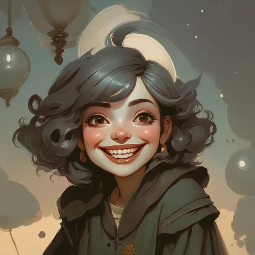 transistor,fantasy portrait,girl with speech bubble,jester,little girl with balloons,a girl's smile,grin,marina,a smile,balloon head,nepeta,balloon,transistor checking,pierrot,digital painting,illustrator,painting work,vampire lady,disney character,rockabella,Illustration,Realistic Fantasy,Realistic Fantasy 07