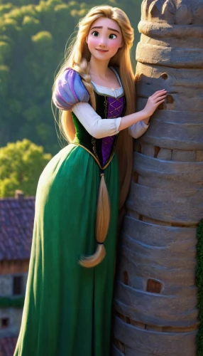 rapunzel,tiana,princess anna,tangled,elsa,disney character,girl in a long dress,girl in a long dress from the back,ball gown,long dress,green dress,princess sofia,a girl in a dress,hoopskirt,merida,jasmine,hula,disney,elf,fairy tale character,Conceptual Art,Fantasy,Fantasy 11