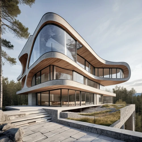 futuristic architecture,modern architecture,dunes house,modern house,arhitecture,cubic house,danish house,archidaily,futuristic art museum,architecture,luxury property,swiss house,house in the mountains,eco-construction,house in mountains,cube house,jewelry（architecture）,house shape,architectural,contemporary,Unique,Design,Blueprint