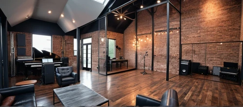 loft,music studio,hardwood floors,rental studio,photography studio,interior design,interior modern design,contemporary decor,recording studio,modern office,aqua studio,recreation room,great room,home studios,modern room,penthouse apartment,wood flooring,fitness room,modern decor,hallway space,Photography,General,Realistic