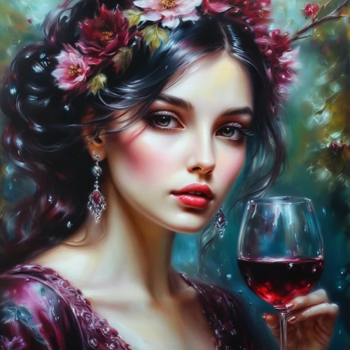 rose wine,wine raspberry,a glass of wine,wild wine,red wine,pink wine,glass of wine,wine,wineglass,winemaker,romantic portrait,burgundy wine,watercolor wine,wine glass,wine diamond,oil painting on canvas,red currant,bottle of wine,oil painting,young wine,Illustration,Paper based,Paper Based 04