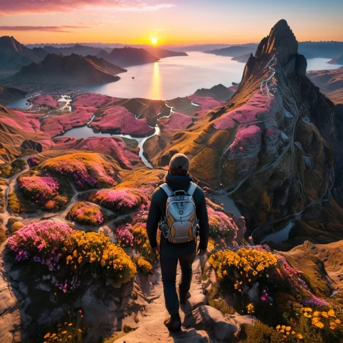 mountain sunrise,labuanbajo,mountain guide,rinjani,bolivia,alpine crossing,alpine sunset,the festival of colors,nepal,marvel of peru,pachamama,peru,indonesia,the valley of flowers,mountain world,paraglider sunset,mountain hiking,peru i,high-altitude mountain tour,colorful background,Photography,General,Sci-Fi