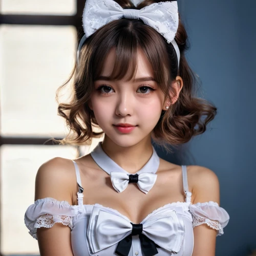 white bow,japanese idol,maid,cat ears,japanese kawaii,pink bow,minnie mouse,japanese doll,realdoll,satin bow,bowtie,pile,ayu,bow-tie,jin deui,bow tie,kawaii girl,honmei choco,kawaii panda,bunny,Photography,General,Natural