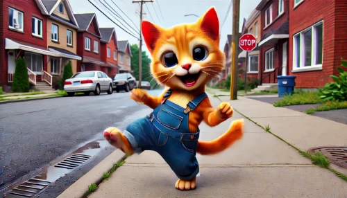 cartoon cat,alley cat,tom cat,red tabby,red cat,street cat,cat vector,cute cartoon character,firestar,felidae,cat-ketch,digital compositing,anthropomorphized animals,rescue alley,furta,tails,3d rendered,rex cat,cat cartoon,baltimore