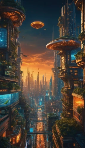 futuristic landscape,metropolis,scifi,dystopian,fantasy city,dystopia,futuristic,cityscape,sci - fi,sci-fi,alien world,utopian,ancient city,apiarium,colony,alien planet,cyberpunk,futuristic architecture,city panorama,skyscraper town,Photography,General,Cinematic