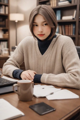 girl studying,blur office background,librarian,girl at the computer,secretary,woman in menswear,business woman,office worker,businesswoman,menswear for women,white-collar worker,women in technology,samcheok times editor,night administrator,bussiness woman,correspondence courses,business girl,accountant,bookkeeper,writing accessories,Photography,Natural