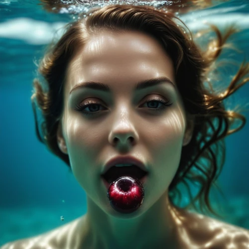 under the water,under water,submerge,water pearls,underwater,submerged,underwater background,covered mouth,underwater diving,siren,immersed,undersea,deep sea diving,underwater world,freediving,water apple,deep sea,scuba,wet water pearls,conceptual photography,Photography,Artistic Photography,Artistic Photography 01