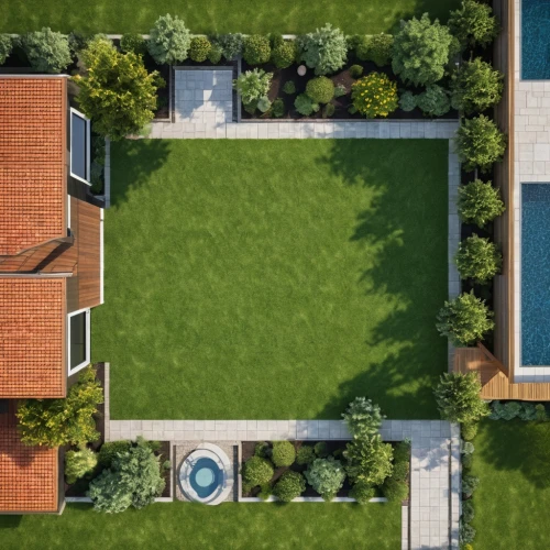 landscape designers sydney,landscape design sydney,garden design sydney,roof landscape,turf roof,garden elevation,suburban,private estate,bendemeer estates,green lawn,aerial landscape,aerial view umbrella,drone image,house sales,residential property,aerial photography,artificial grass,paved square,golf lawn,lawn,Photography,General,Realistic