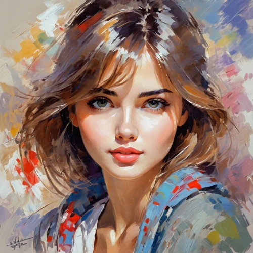 girl portrait,young woman,portrait of a girl,romantic portrait,art painting,face portrait,woman portrait,girl drawing,mystical portrait of a girl,italian painter,vietnamese woman,oil painting,photo painting,painter,girl in cloth,woman face,boho art,artist portrait,painting,artist,Conceptual Art,Oil color,Oil Color 10