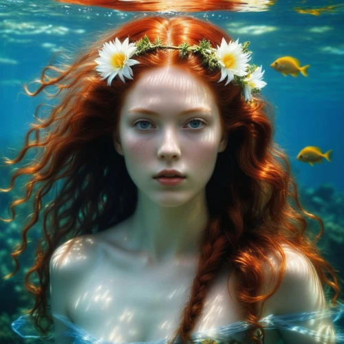 merfolk,rusalka,water nymph,underwater background,underwater,the sea maid,under the water,siren,believe in mermaids,submerged,mermaid,underwater world,under water,redheads,fantasy picture,fantasy art,under the sea,undersea,ariel,the shallow sea,Photography,Artistic Photography,Artistic Photography 01