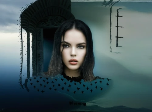 gothic portrait,fantasy picture,image manipulation,gothic woman,photo manipulation,photomanipulation,portrait background,siren,fantasy portrait,art deco background,photoshop manipulation,water-the sword lily,swath,celtic queen,rusalka,fantasy art,mystical portrait of a girl,dark angel,mourning swan,fractalius,Photography,Artistic Photography,Artistic Photography 06