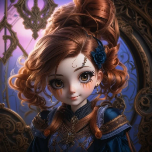 fantasy portrait,merida,fairy tale character,victorian lady,princess anna,fairy tale icons,custom portrait,gothic portrait,mystical portrait of a girl,painter doll,alice,artist doll,fairytale characters,female doll,vanessa (butterfly),doll's facial features,victorian style,cinderella,elza,doll's head,Photography,General,Fantasy