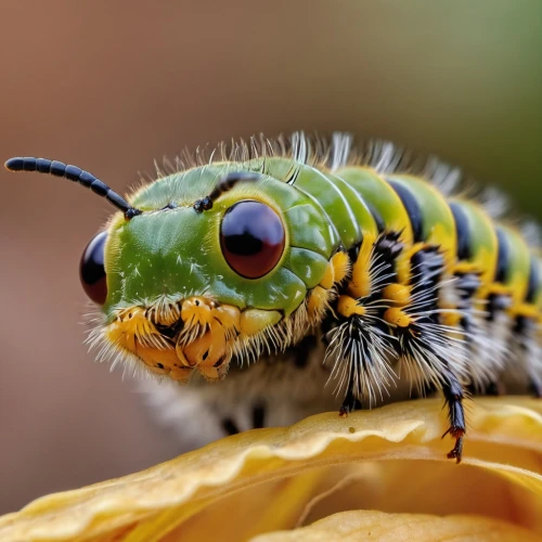 sawfly,swallowtail caterpillar,yellow jacket,butterfly caterpillar,oak sawfly larva,caterpillar,papilio machaon,hoverfly,sunflowers and locusts are together,hover fly,syrphid fly,pollinator,silkworm,canthigaster cicada,earwig,caterpillars,macro extension tubes,entomology,colletes,cicada,Photography,General,Realistic