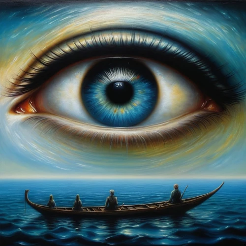cosmic eye,third eye,oil painting on canvas,all seeing eye,eye ball,the eyes of god,surrealism,the blue eye,oil on canvas,the illusion,shamanic,psychedelic art,ojos azules,eye,optical ilusion,consciousness,mirror of souls,self hypnosis,women's eyes,hypnotized,Art,Classical Oil Painting,Classical Oil Painting 07
