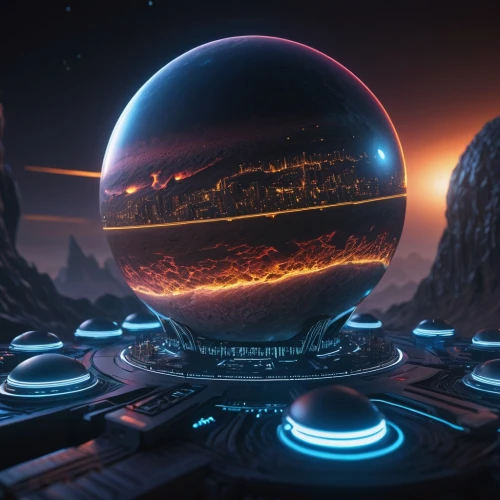 futuristic landscape,alien planet,alien world,gas planet,planet eart,exoplanet,orb,planet,scifi,glass sphere,planetarium,ice planet,terraforming,planet alien sky,sci fi,sci - fi,sci-fi,crystal ball,digital compositing,cyberspace,Photography,General,Sci-Fi