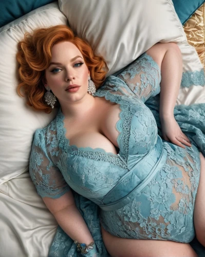 plus-size model,burlesque,woman on bed,gordita,plus-size,woman laying down,elizabeth i,vanity fair,cinderella,elsa,bed skirt,royal lace,jasmine blue,vogue,sofa,turquoise,gena rolands-hollywood,doily,plus-sized,femme fatale,Conceptual Art,Fantasy,Fantasy 15