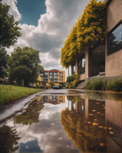 house by the water,water reflection,puddle,reflections in water,reflections,reflection in water,dessau,hdr,münsterland,house with lake,after the rain,wetterhoun,ludwigsburg germany,lens reflection,reflection,apartment complex,ruhr area,habitat 67,dortmund,apartments,Photography,General,Cinematic