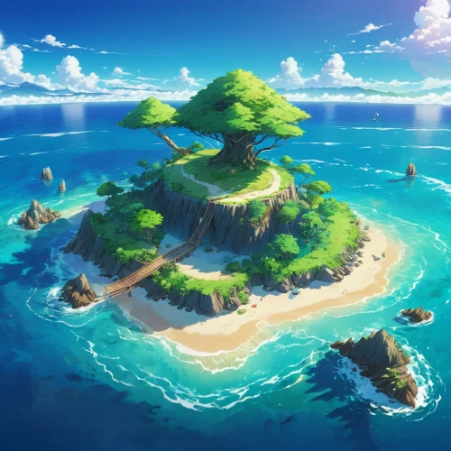 mushroom island,an island far away landscape,island,flying island,islet,islands,the island,floating islands,floating island,island suspended,kei islands,safe island,green island,delight island,isle,uninhabited island,bird island,island of juist,artificial island,dream beach,Illustration,Japanese style,Japanese Style 03