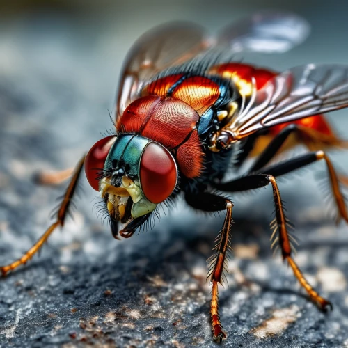 drosophila,syrphid fly,drosophila melanogaster,blowflies,hover fly,artificial fly,housefly,dung fly,hornet hover fly,field wasp,cicada,horse flies,stable fly,hoverfly,red fly,membrane-winged insect,flower fly,earwig,tiger beetle,macro photography