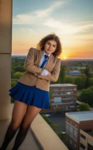 portrait photography,school skirt,schoolgirl,senior photos,hdr,fusion photography,portrait photographers,senior,photo shoot with edit,on the roof,girl sitting,composites,school uniform,photo model,stock photography,cosplay image,pencil skirt,digital compositing,academic,girl on the stairs,Photography,General,Realistic