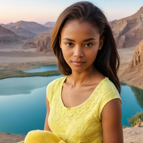 ethiopian girl,beautiful young woman,girl on the river,beautiful african american women,girl on the dune,girl in t-shirt,relaxed young girl,young woman,african american woman,pretty young woman,peruvian women,mystical portrait of a girl,ethiopia,girl portrait,girl sitting,girl in a historic way,portrait photographers,natural cosmetics,desert background,eritrea,Outdoor,Desert