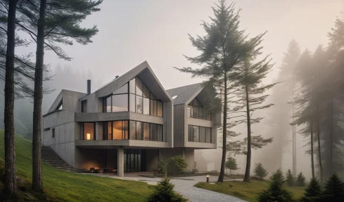 house in the forest,house in the mountains,house in mountains,timber house,modern house,morning mist,foggy forest,beautiful home,dunes house,modern architecture,foggy landscape,foggy day,wooden house,morning fog,cubic house,the cabin in the mountains,foggy mountain,cube house,chalet,mist,Photography,General,Realistic