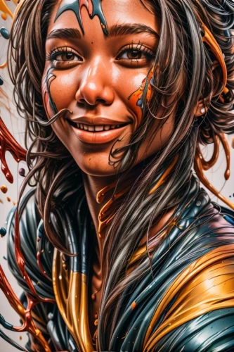 bodypainting,bjork,graffiti art,street artist,bodypaint,body painting,world digital painting,streetart,street artists,graffiti,digital painting,digital art,street art,fantasy portrait,tears bronze,the festival of colors,warrior woman,chalk drawing,art painting,oil painting on canvas